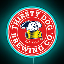 Charger l'image dans la galerie, Thirsty Dog Brewery RGB neon sign lightblue