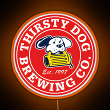 Charger l'image dans la galerie, Thirsty Dog Brewery RGB neon sign orange