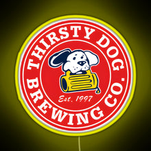 Charger l'image dans la galerie, Thirsty Dog Brewery RGB neon sign yellow