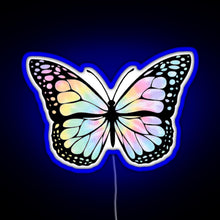 Charger l'image dans la galerie, Tie Dye Butterfly RGB neon sign blue