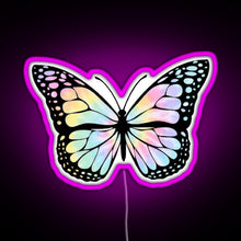 Charger l'image dans la galerie, Tie Dye Butterfly RGB neon sign  pink