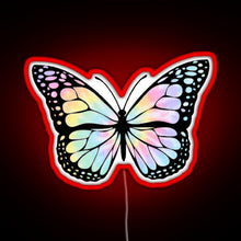 Charger l'image dans la galerie, Tie Dye Butterfly RGB neon sign red
