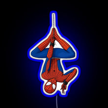 Charger l'image dans la galerie, tom holland spidey depend RGB neon sign blue
