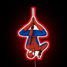 Charger l'image dans la galerie, tom holland spidey depend RGB neon sign red