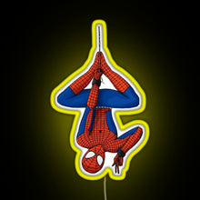 Charger l'image dans la galerie, tom holland spidey depend RGB neon sign yellow