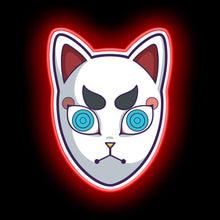 Charger l'image dans la galerie, Cheap neon Giyu Kitsune Mask