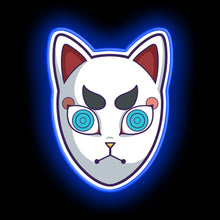 Charger l'image dans la galerie, Tomioka Giyu Kitsune Mask real neon