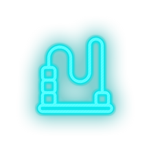 Charger l'image dans la galerie, ice_blue toys family baby children beads count counting child kid educative educational led neon factory