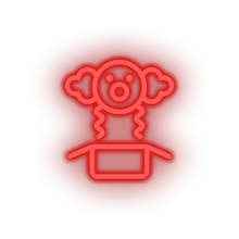 Charger l'image dans la galerie, red toys family clown children toy child kid baby play led neon factory