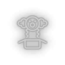 Charger l'image dans la galerie, white toys family clown children toy child kid baby play led neon factory