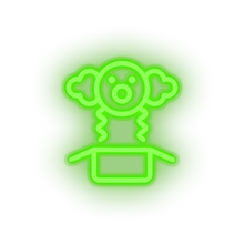 Charger l'image dans la galerie, green toys family clown children toy child kid baby play led neon factory