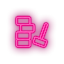 Charger l'image dans la galerie, pink toys hammer mallet building blocks children family play child kid baby toy led neon factory