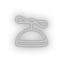 Charger l'image dans la galerie, white toys propeller family children kid play child hat baby toy led neon factory