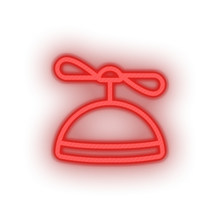 Charger l'image dans la galerie, red toys propeller family children kid play child hat baby toy led neon factory