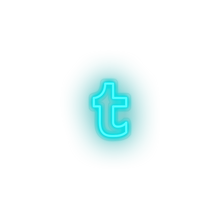 Charger l'image dans la galerie, tumblr social network brand logo Neon led factory