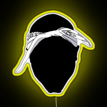 Charger l'image dans la galerie, Tupac Bandana Black RGB neon sign yellow