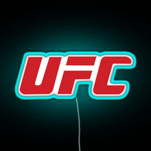 Charger l'image dans la galerie, UFC MMA BOXING RGB neon sign lightblue