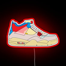 Charger l'image dans la galerie, Union x Jordan 4 Guava ice RGB neon sign red