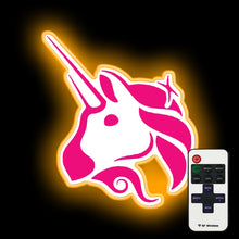Charger l'image dans la galerie, uniswap  unicorn rainbow cute funny neon sign