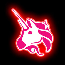 Charger l'image dans la galerie, Uniswap Unicorn arc-en-ciel mignon signe de néon drôle