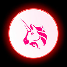 Charger l'image dans la galerie, Signe de néon de logo uniswap