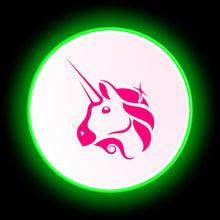 Charger l'image dans la galerie, Signe de néon de logo uniswap