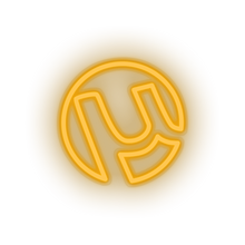 Charger l'image dans la galerie, warm_white utorrent social network brand logo led neon factory