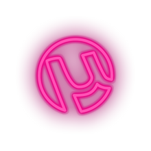 Charger l'image dans la galerie, pink utorrent social network brand logo led neon factory