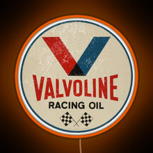Charger l'image dans la galerie, Valvoline Racing Sign RGB neon sign orange