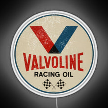 Charger l'image dans la galerie, Valvoline Racing Sign RGB neon sign white