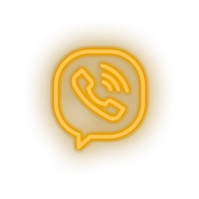 Charger l'image dans la galerie, warm_white viber social network brand logo led neon factory