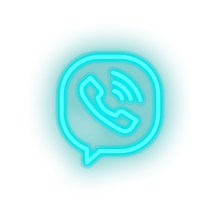 Charger l'image dans la galerie, ice_blue viber social network brand logo led neon factory