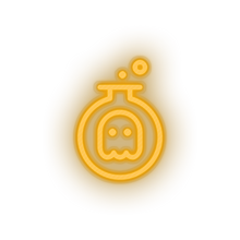 Charger l'image dans la galerie, warm_white video game bowl ghost led neon factory