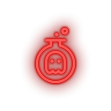Charger l'image dans la galerie, red video game bowl ghost led neon factory