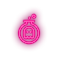 Charger l'image dans la galerie, pink video game bowl ghost led neon factory