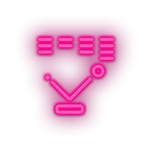 Charger l'image dans la galerie, pink video game breakout led neon factory