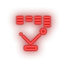 Charger l'image dans la galerie, red video game breakout led neon factory