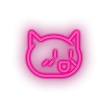 Charger l'image dans la galerie, pink video game cat led neon factory