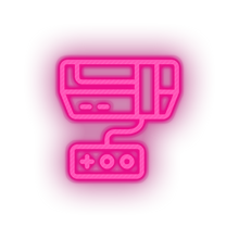 Charger l'image dans la galerie, pink video game console led neon factory