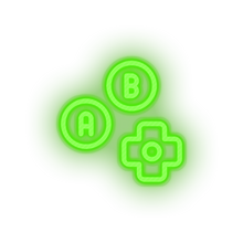 Charger l'image dans la galerie, green video game control directions led neon factory