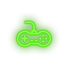 Charger l'image dans la galerie, green video game controller led neon factory