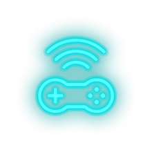 Charger l'image dans la galerie, ice_blue video game controller wifi led neon factory