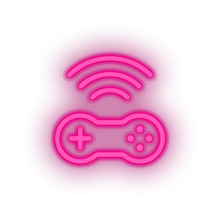 Charger l'image dans la galerie, pink video game controller wifi led neon factory