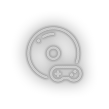 Charger l'image dans la galerie, white video game disk controller led neon factory