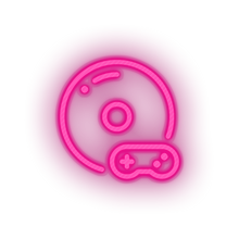 Charger l'image dans la galerie, pink video game disk controller led neon factory