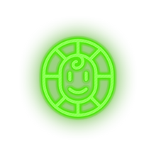 Charger l'image dans la galerie, green video game flower 3 led neon factory