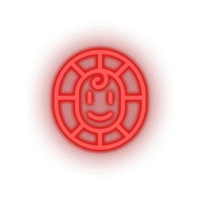 Charger l'image dans la galerie, red video game flower 3 led neon factory