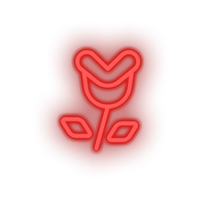 Charger l'image dans la galerie, red video game flower enemy led neon factory