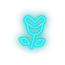 Charger l'image dans la galerie, ice_blue video game flower enemy led neon factory