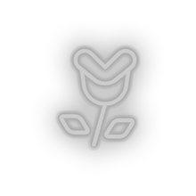 Charger l'image dans la galerie, white video game flower enemy led neon factory